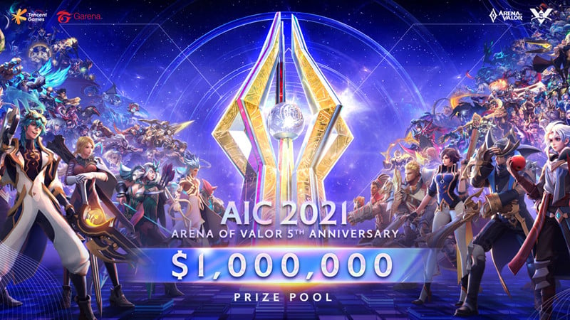 Giải đấu Liên Quân Mobile AIC sẽ có tổng giá trị giải thưởng lên đến 1 triệu USD | Alpham
