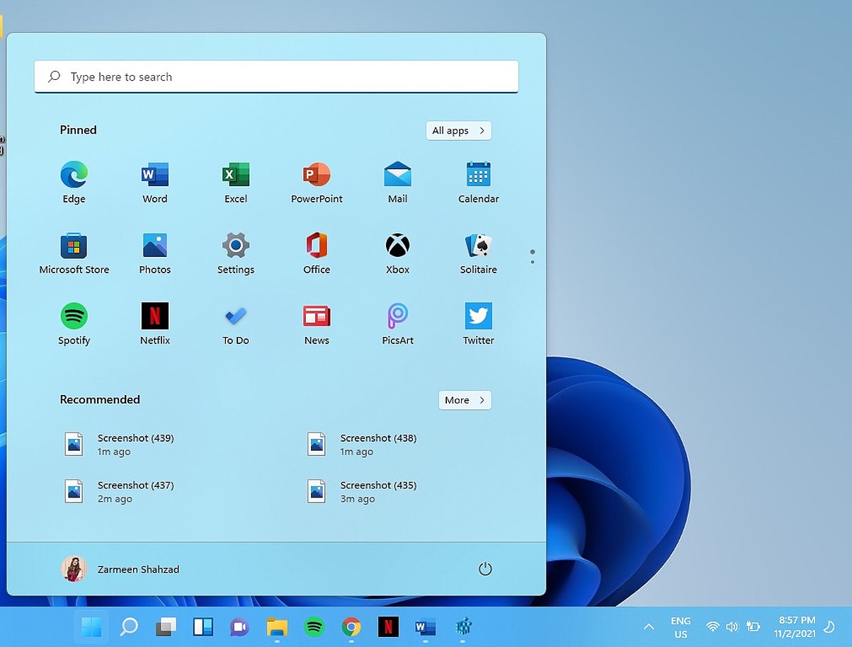 Cách kích hoạt màu Accent cho taskbar và Menu Start trên Windows 11