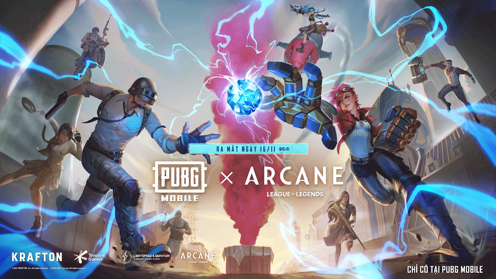 PUBG Mobile x Arcane: Mang thế giới Runeterra đến Erangel trong bản cập nhật 1.7 