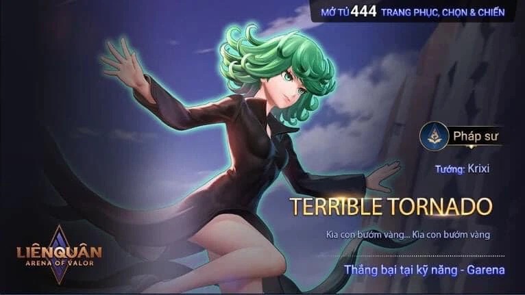 Liên Quân Mobile: Game thủ không ngần ngại bỏ ra hàng triệu đồng để sở hữu skin Tatsumaki