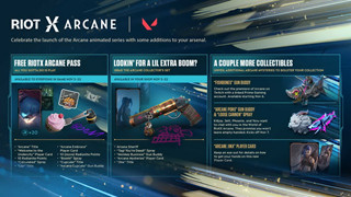 Valorant: Hướng dẫn cách nhận Battle Pass và quà miễn phí trong sự kiện Arcane của Riot Games
