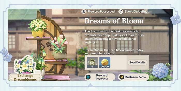 Genshin Impact: Hướng dẫn sự kiện Giấc Mơ Hoa sắp ra mắt trong phiên bản 2.2