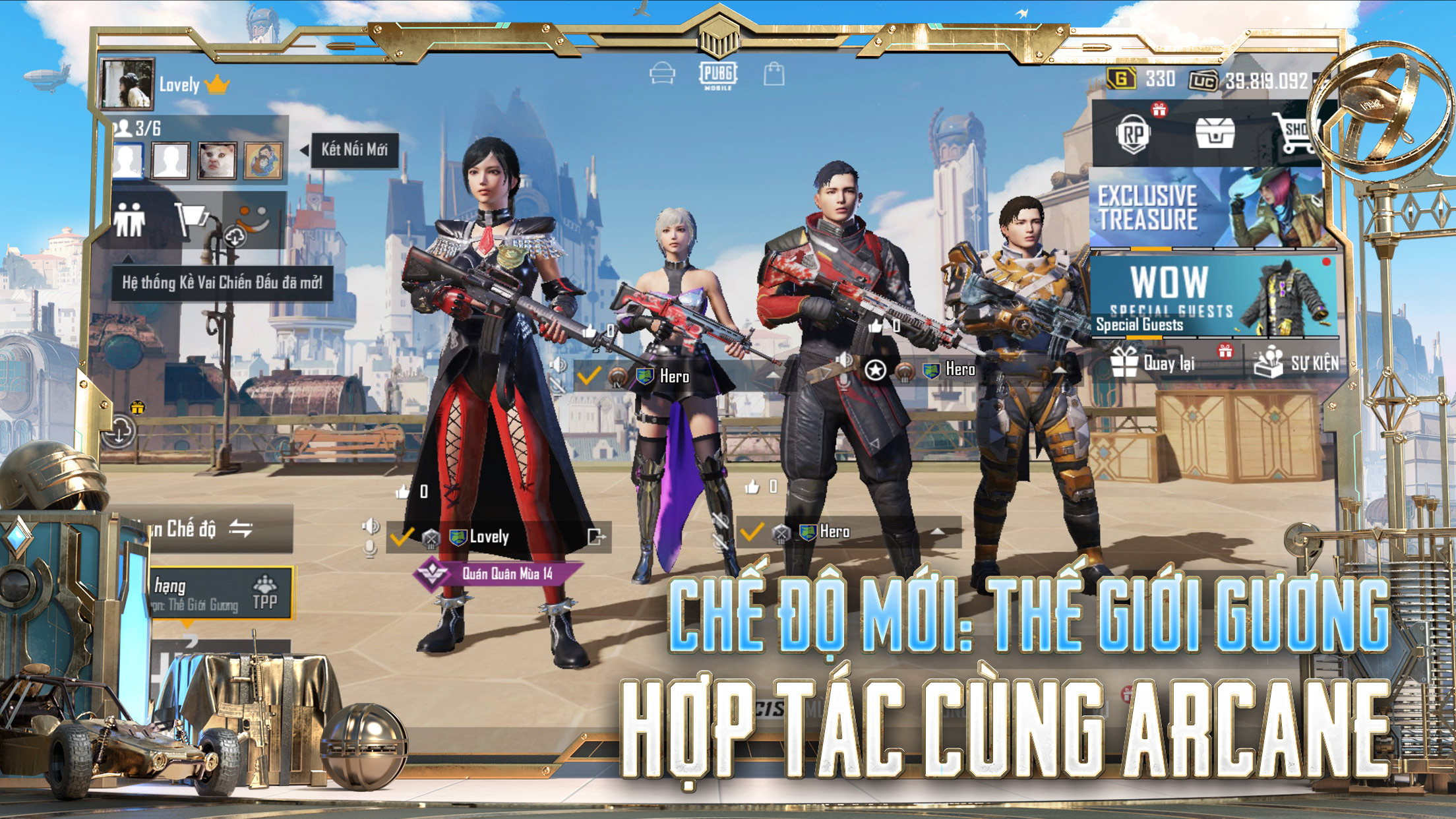 Thời gian phát hành PUBG Mobile 1.7 và RP Season M5 mới