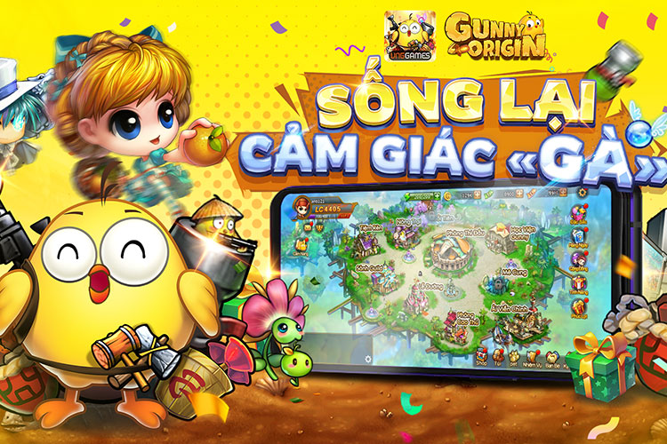 Trở về tuổi thơ, “sống lại cảm giác Gà” cùng Gunny Origin