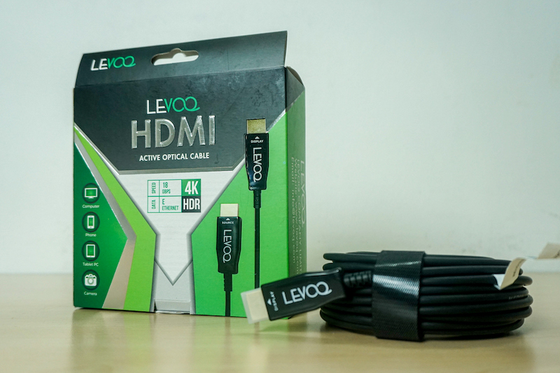 Trên tay nhanh LEVOQ HDMI 2.0 4K: Dây HDMI AOC hỗ trợ băng thông tối đa lên đến 18Gbps