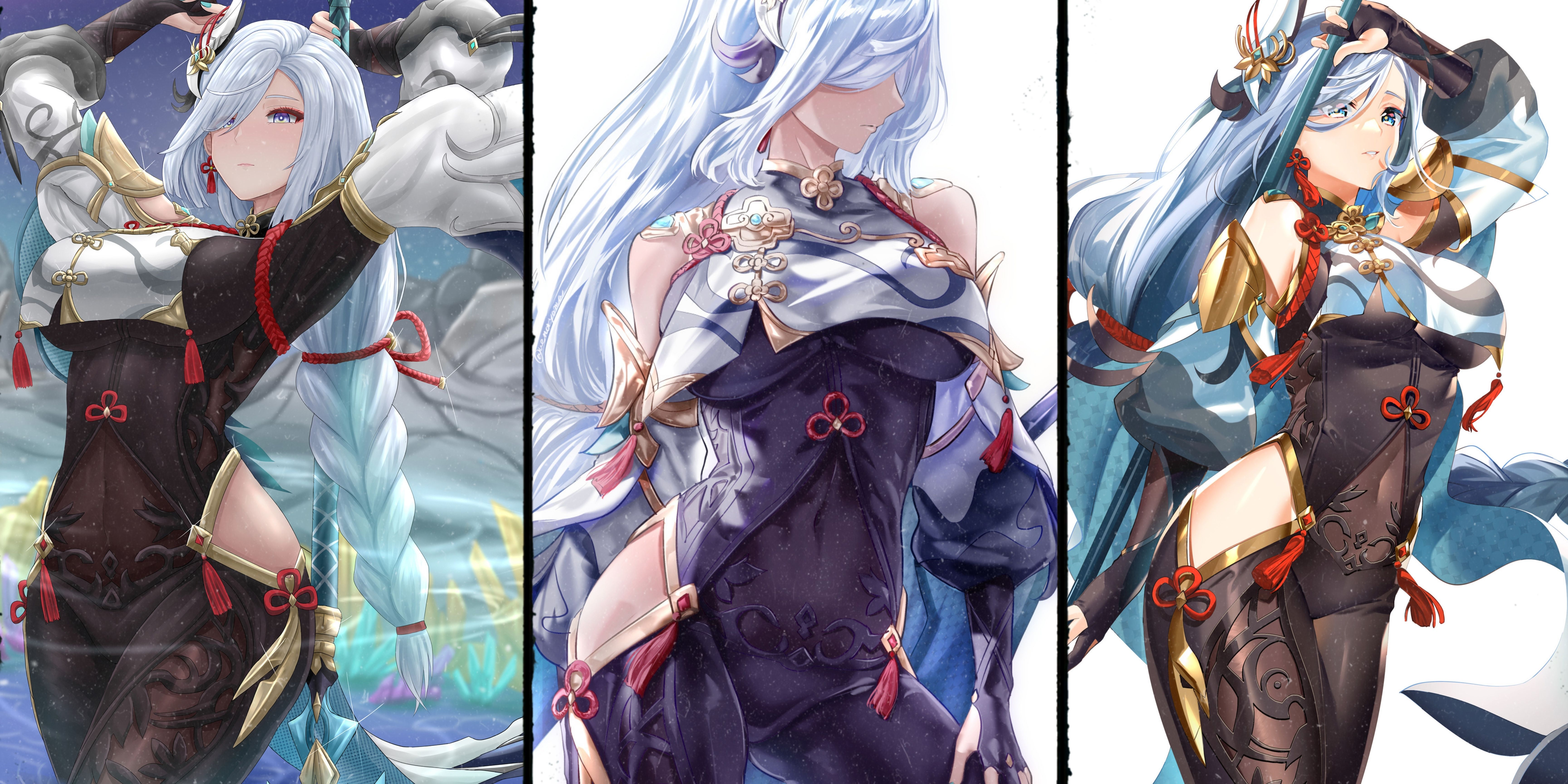 Dù chưa ra mắt, Internet đã tràn ngập hình ảnh fanart Shenhe Genshin Impact!