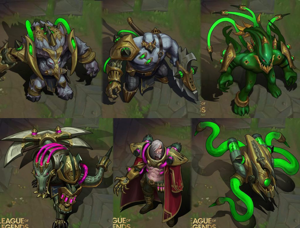 LMHT: Chiêm ngưỡng hàng loạt trang phục được thiết kế theo phong cách Arcane cực chất