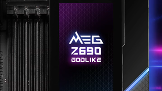 Mainboard MSI MEG Z690 GODLIKE có bảng điều khiển cảm ứng 3,5 inch có thể tháo rời