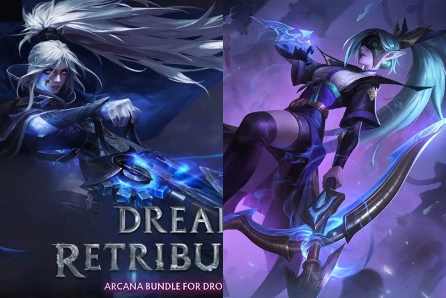 Game thủ LMHT cho rằng Arcana Drow Ranger của DOTA 2 đạo nhái trang phục Vayne Tuyệt Vọng Chi Tiễn