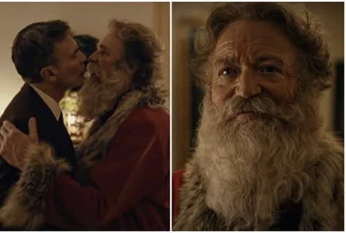 Cư dân mạng phẫn nộ trước clip quảng cáo ông già Noel đồng tính