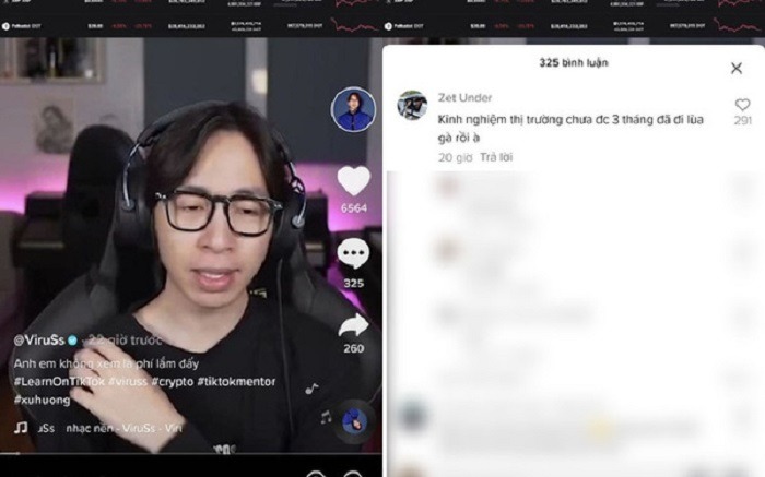 ViruSs liên tục bị cộng đồng tố "lùa gà" dù kinh nghiệm đầu tư chỉ mới được 3 tháng