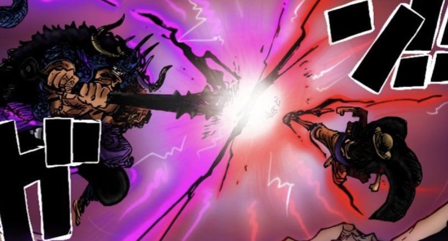 Spoiler One Piece chap 1037: Luffy VS Kaido -  Tửu Long Bát Quái!