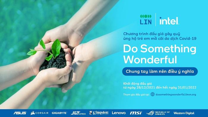 Intel phối hợp cùng LIN Center phát động chương trình Do Something Wonderful