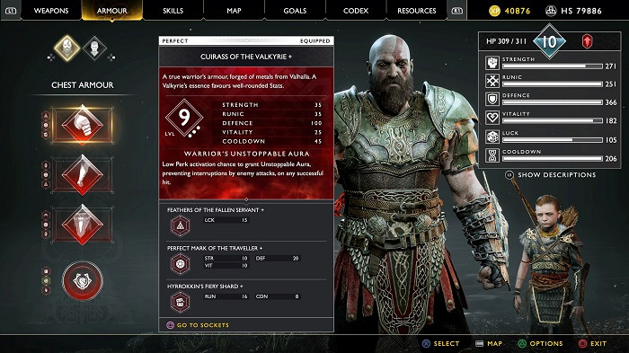 Top 10 set giáp trụ mạnh nhất God of War và cách sở hữu chúng