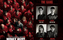 Money Heist bản Hàn tung poster dàn nhân vật cực xịn không thua kém gì bản gốc