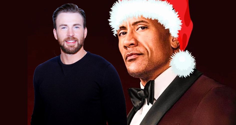 Chris Evans tái hợp The Rock trong dự án phim Giáng sinh mới Red One