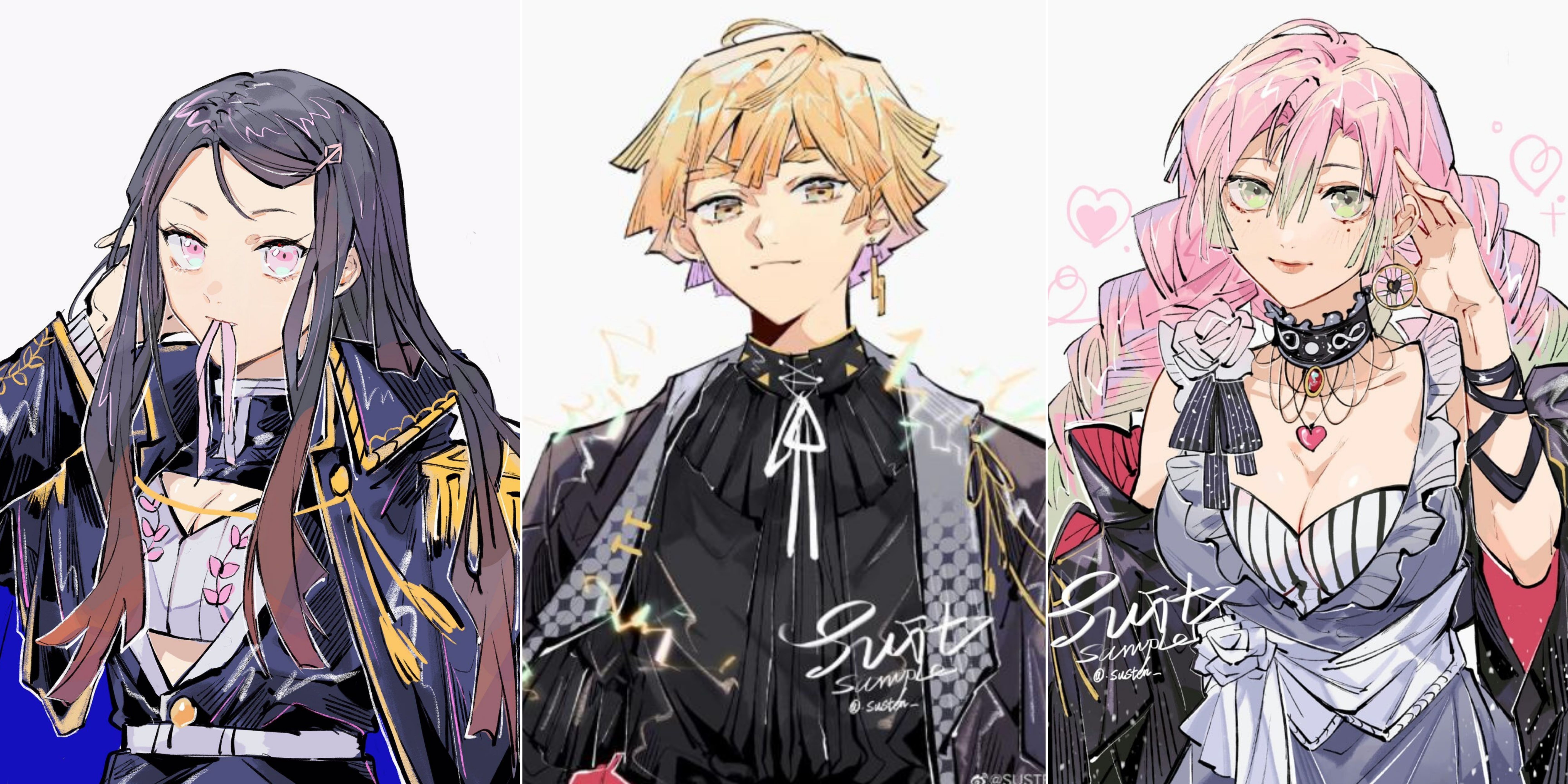 Dàn nhân vật Kimetsu No Yaiba bất ngờ diện đồ cực đẹp như đi ăn tiệc khiến fan rỏ dãi!