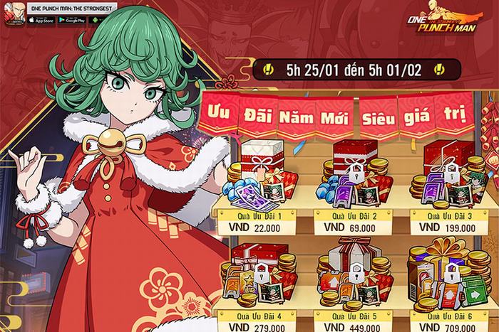 One Punch Man: The Strongest khởi động năm con hổ với một “chiếc Tết” thật bùng nổ