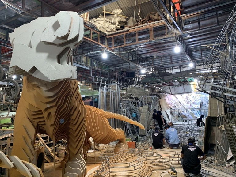 Tổng hợp hình những con hổ trang trí năm Nhâm Dần 2022 đẹp nhất từ mọi miền đất nước