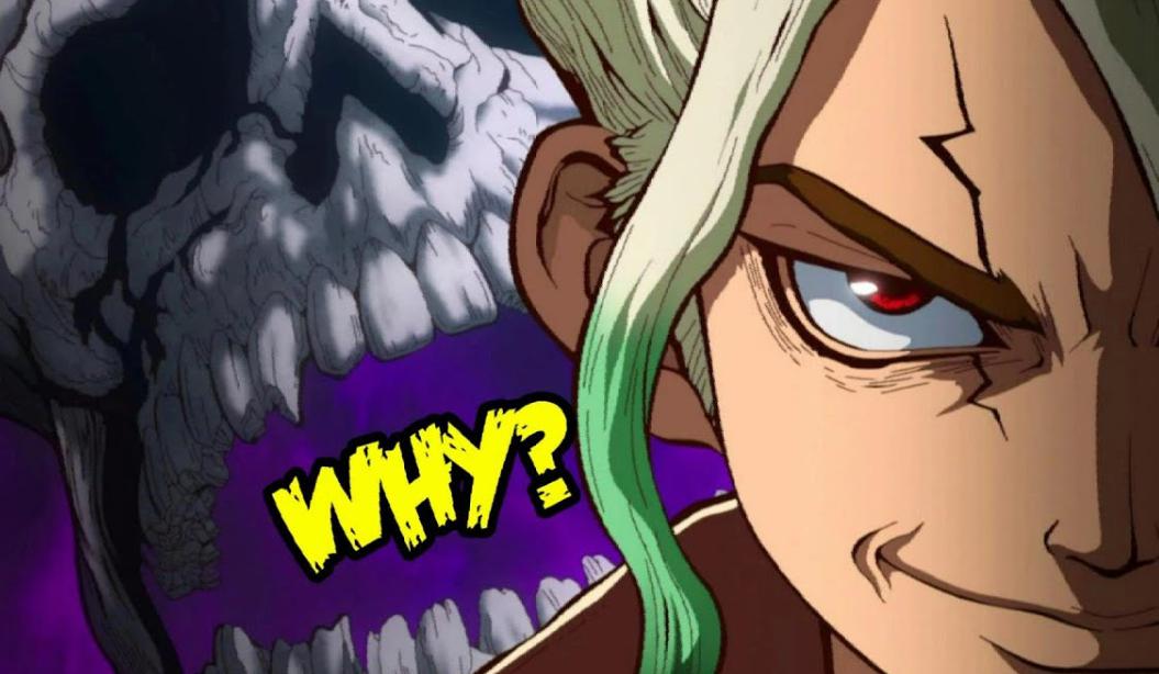 Spoiler Dr.Stone chap 228: Thân phận thật của Why Man!