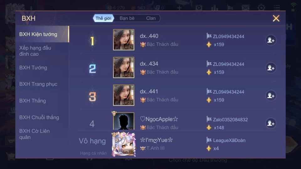 Liên Quân Mobile: Game thủ phát hiện tài khoản buff bẩn nằm chễm chệ ở vị trí Top 1 Thách Đấu