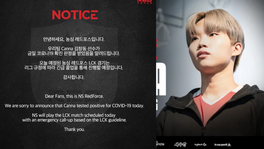 LMHT: Canna chính thức dương tính với Covid-19, LCK đang bị dịch bệnh càn phá