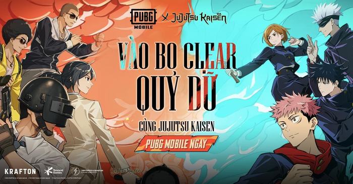 Chú Thuật Hồi Chiến tiến bước vào thế giới PUBG Mobile