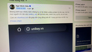 Trang web giả mạo Unikey.vn chính thức bị đóng cửa