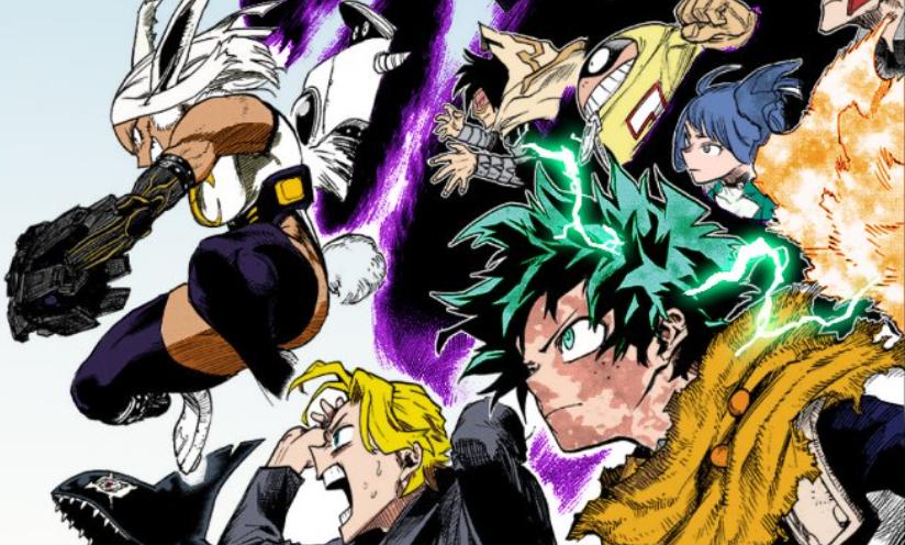 Spoiler My Hero Academia chap 344: Phe anh hùng chiếm thế thượng phong!