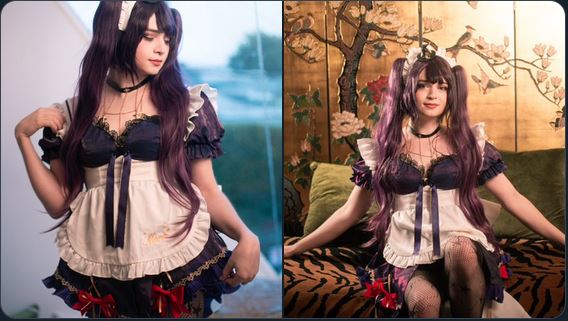 Nam game thủ LMHT chuyên nghiệp công phá Genshin Impact với bộ cosplay Mona Maid và Keqing chuẩn xinh