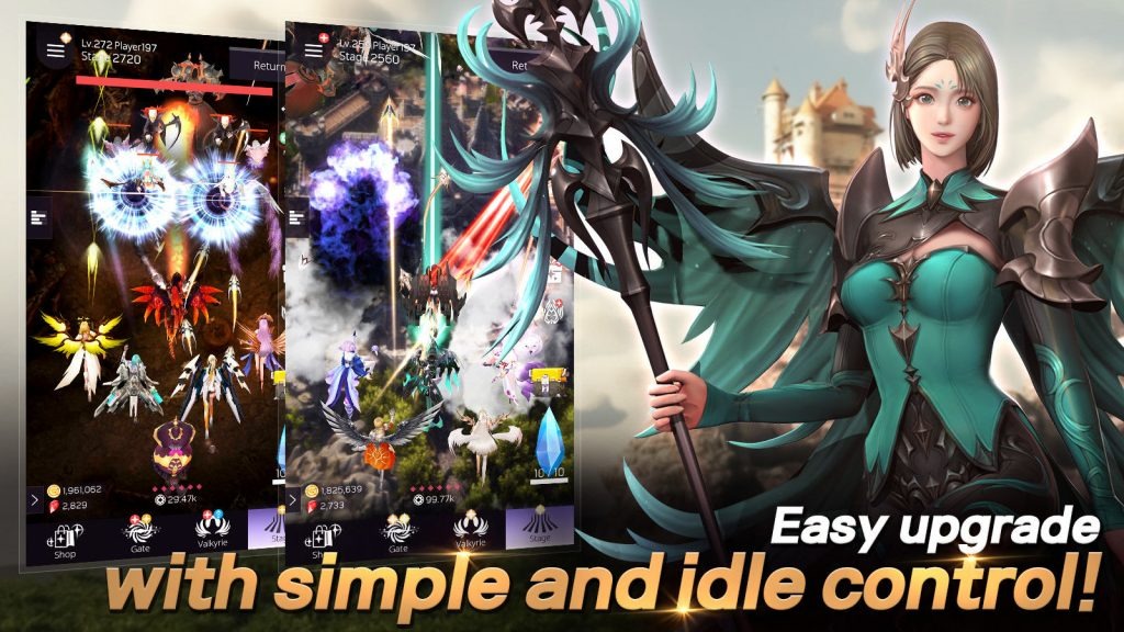 Thu thập dàn Valkyrie xinh đẹp và bước trên con đường giải cứu thế giới với Valkyrie Rush