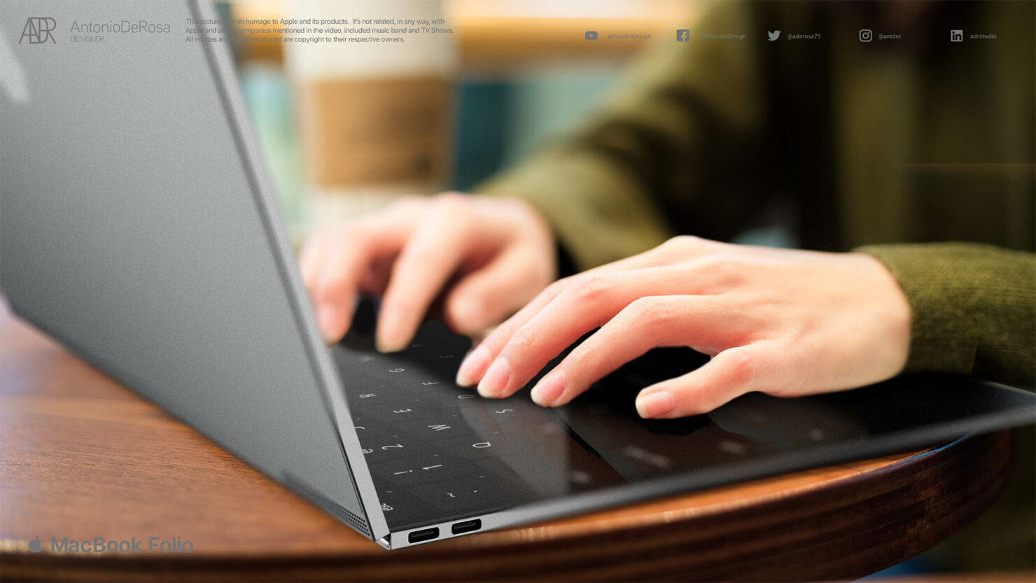 Concept về sản phẩm "iPad lai MacBook" màn hình 20 inch có thể gập lại sẽ trông như thế nào?