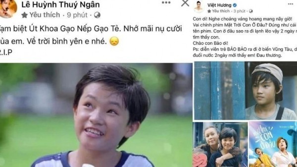[SHOCK] Sao nhí "Gạo nếp gạo tẻ" qua đời do đuối nước ở Vũng Tàu