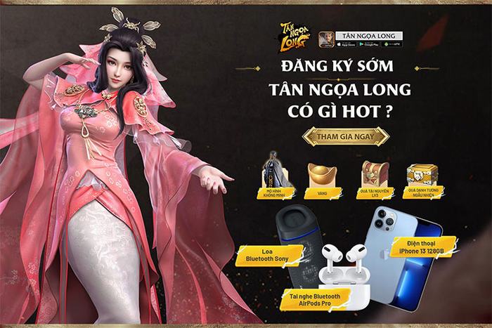 Đăng ký trải nghiệm Tân Ngọa Long nhận ngay iPhone 13 Pro Max