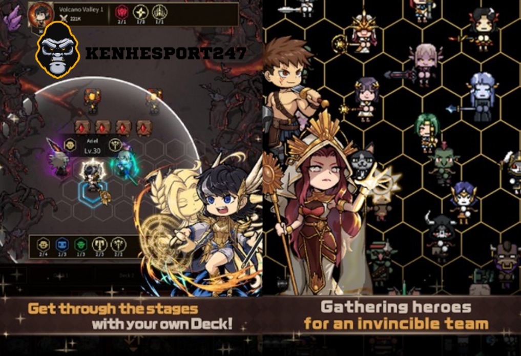 Summoners Clan - Game chiến thuật thẻ tướng với nền đồ họa pixel độc đáo