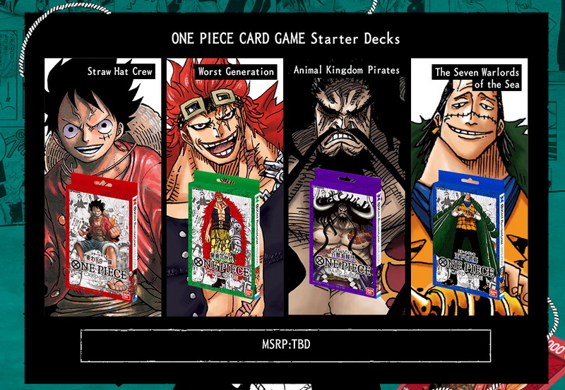One Piece Card Game chính thức ra mắt vào tháng 7/2022 với lối chơi tương tự như Yugioh và Magic the Gathering