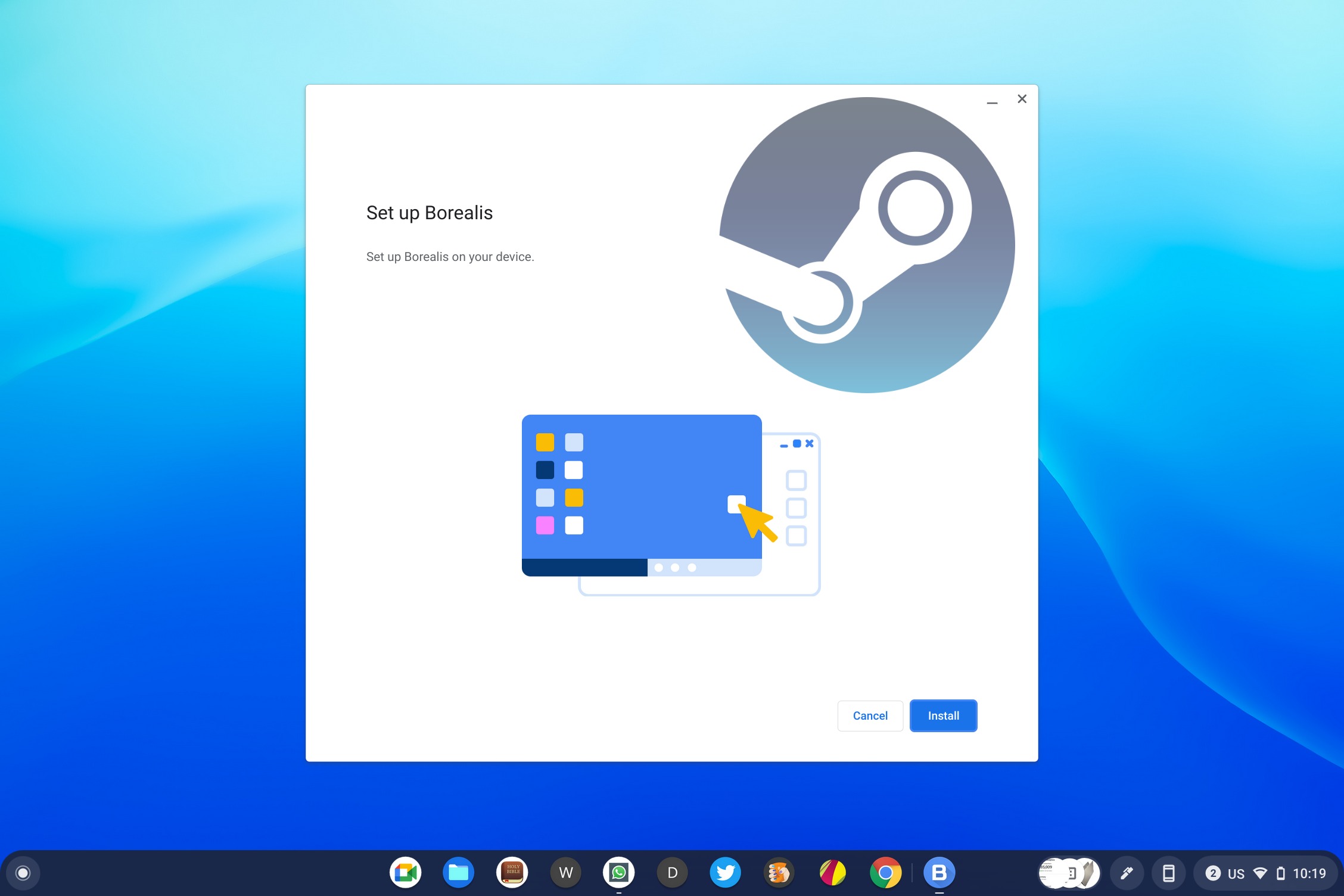 Ứng dụng Steam sẽ có mặt trên Chrome Book 