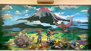 Người thầy tự tay vẽ cả bức họa Pokemon trên bảng phấn khiến cộng đồng trầm trồ