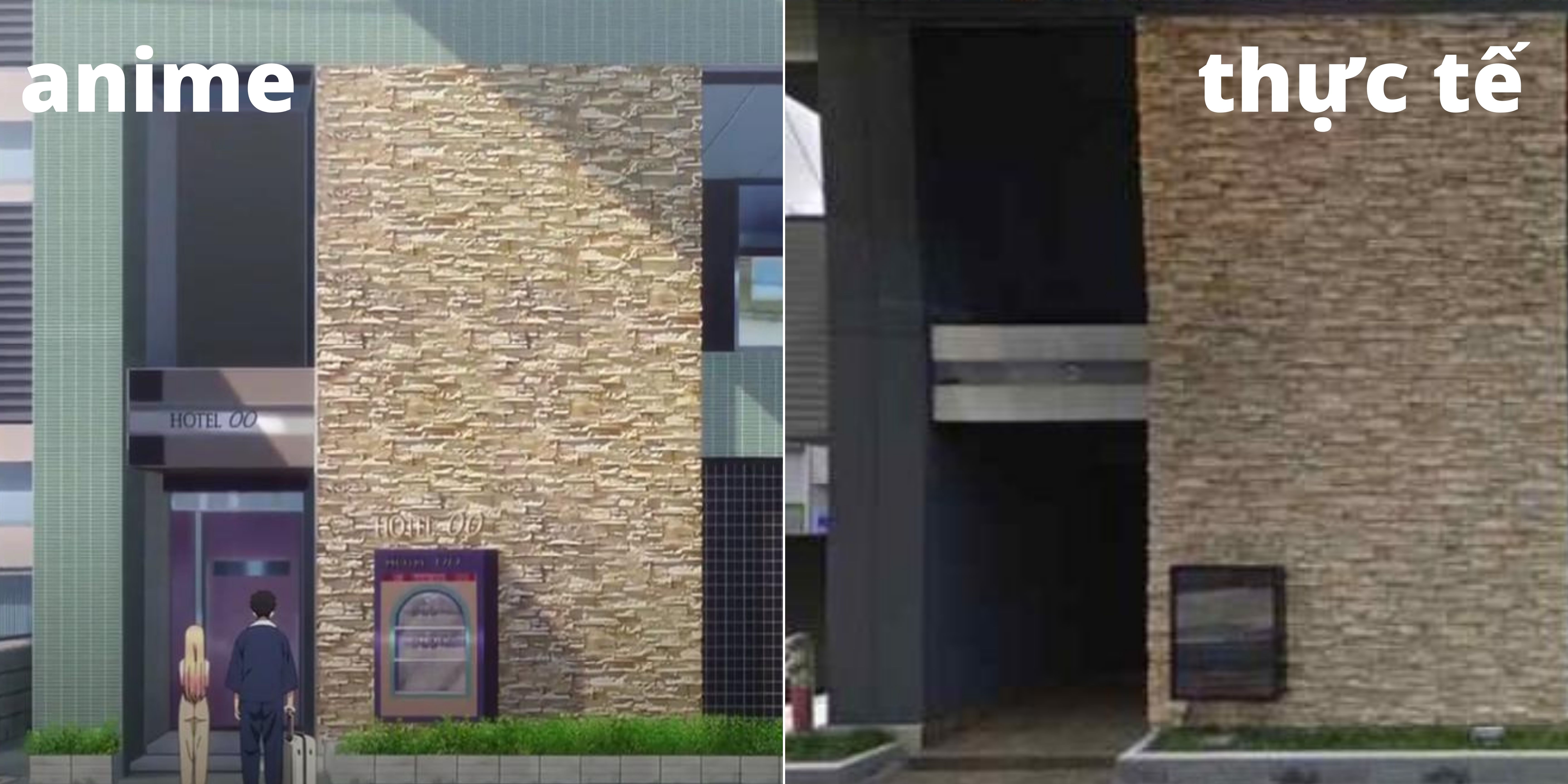 Hóa ra khách sạn tình yêu trong My Dress-Up Darling là có thật!