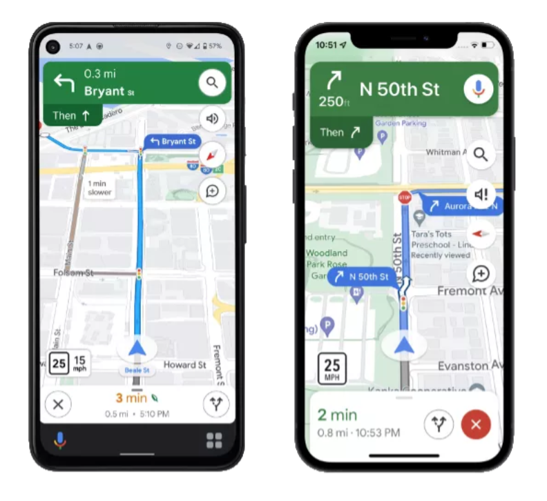 Google Maps sẽ cho phép hiển thị đèn giao thông, biển báo trong tương lai