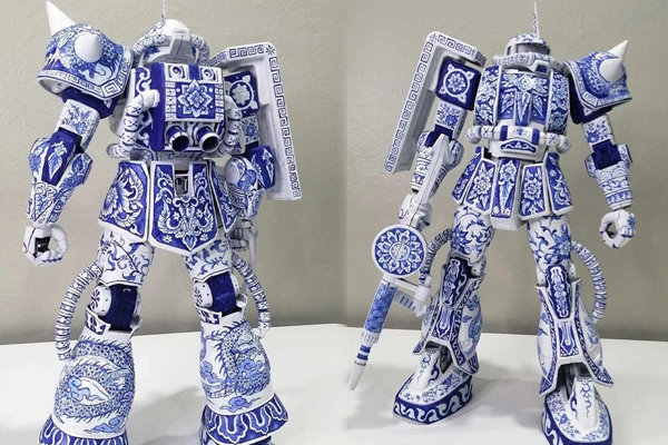 Xuất hiện mô hình Gundam làm bằng gốm sứ khiến cộng đồng không khỏi trầm trồ