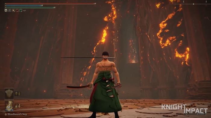 Không hổ danh Thánh Lạc Đường, Zoro đi tận sang vùng đất Lands Between trong Elden Ring