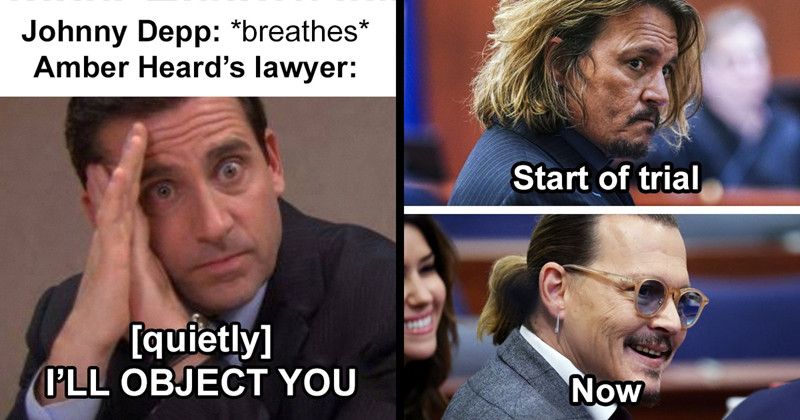 Cuộc chiến meme không hồi kết giữa Amber Heard và Johnny Depp tại phiên tòa