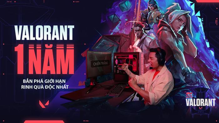 Valorant Việt Nam kỷ niệm một năm ra mắt, giới thiệu bộ PC Gaming "Thách thức giới hạn"