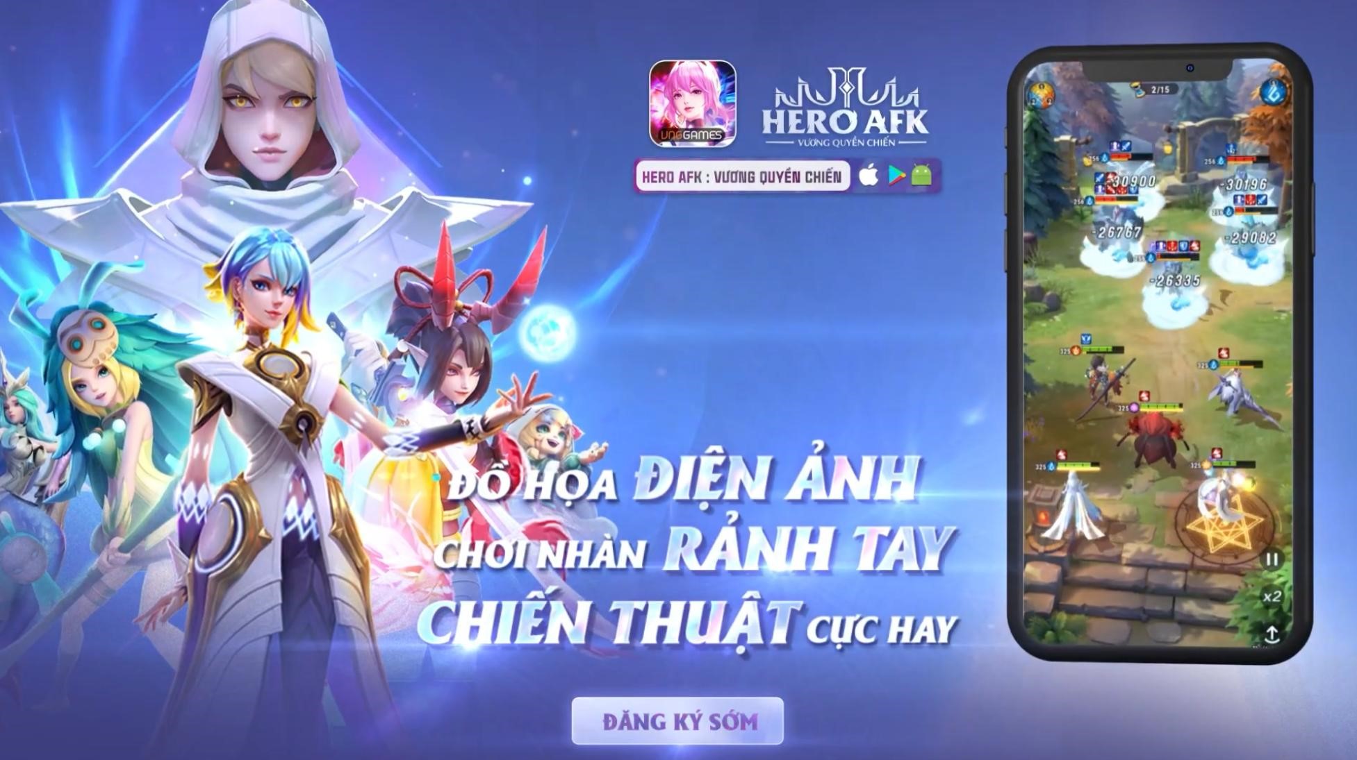 VNGGames chốt ngày ra mắt Hero AFK: Vương Quyền Chiến