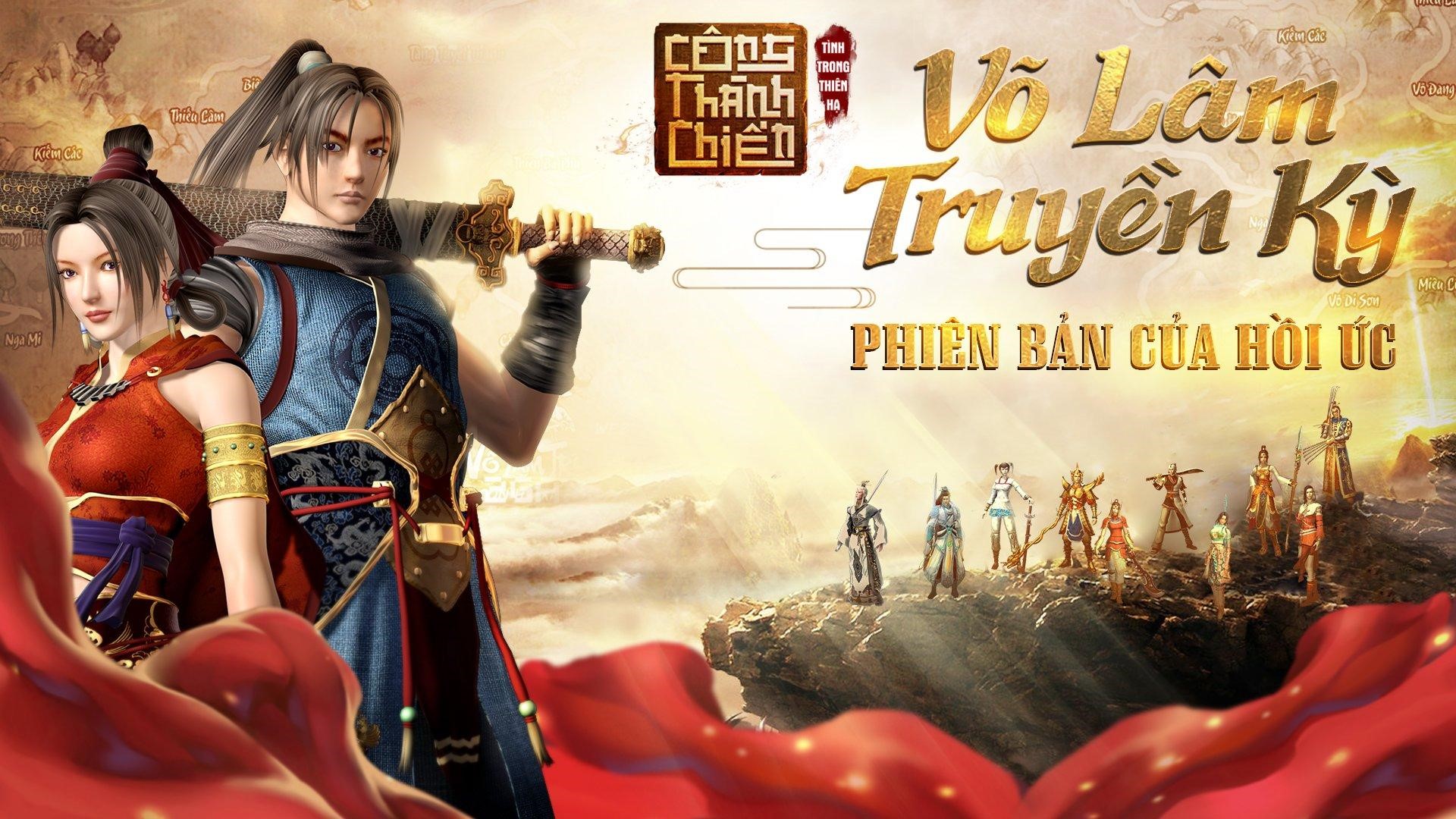VLTK Công Thành Chiến: Một phiên bản của hồi ức về dòng Trang bị xanh và Hoàng Kim Môn Phái đang chuẩn bị cập bến trong tháng 6 này