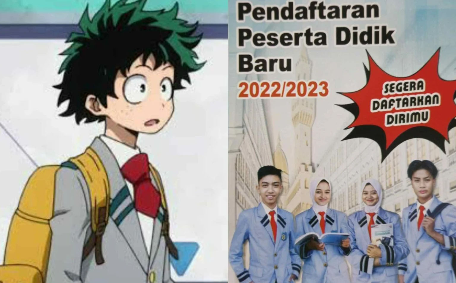 Phát hiện 1 trường học ở Indonesia copy đồng phục của My Hero Academia 