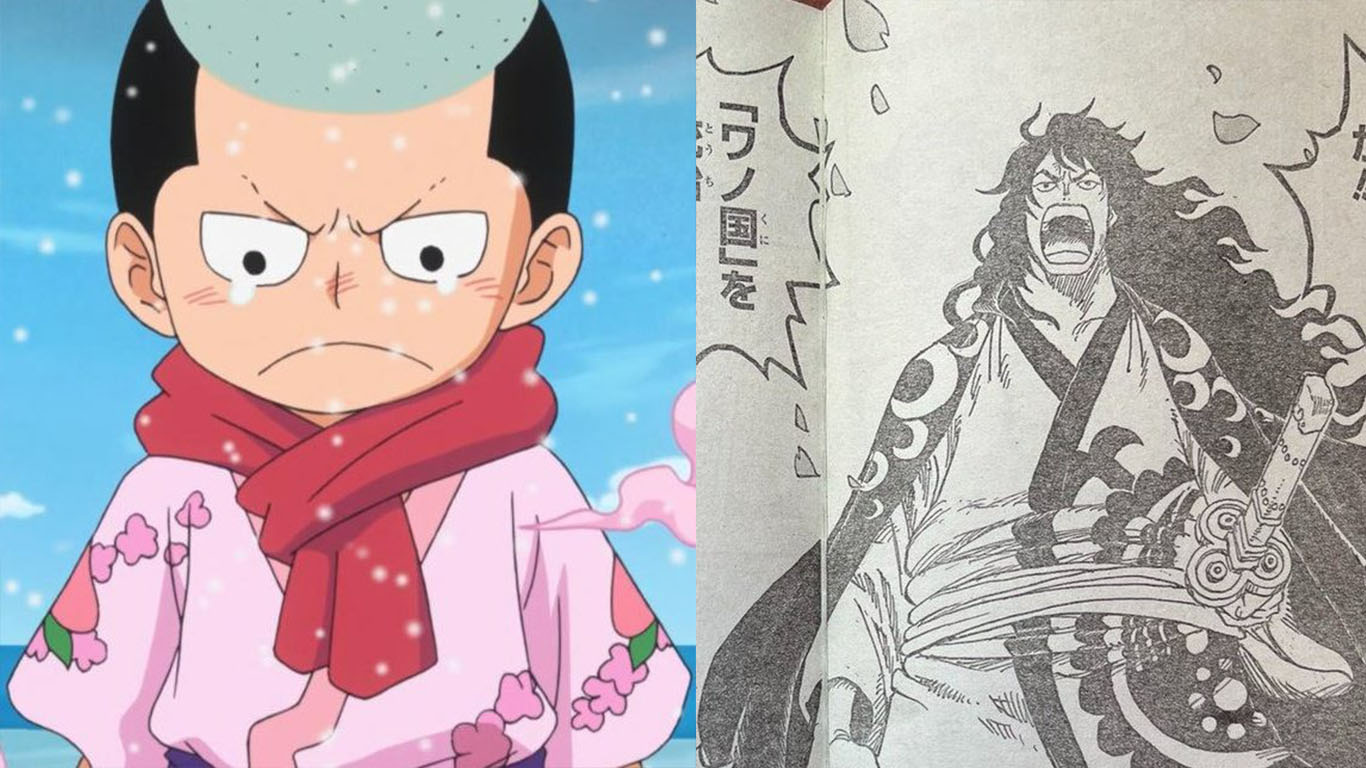 One piece tập 1051 công bố ngoại hình của Dâm Long Momonosuke nhưng sao nhìn giống con trai Kaido thế này ?