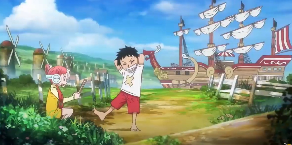 Spoiler One Piece Film Red tiết lộ Luffy và con gái Shanks đã biết nhau từ nhỏ!