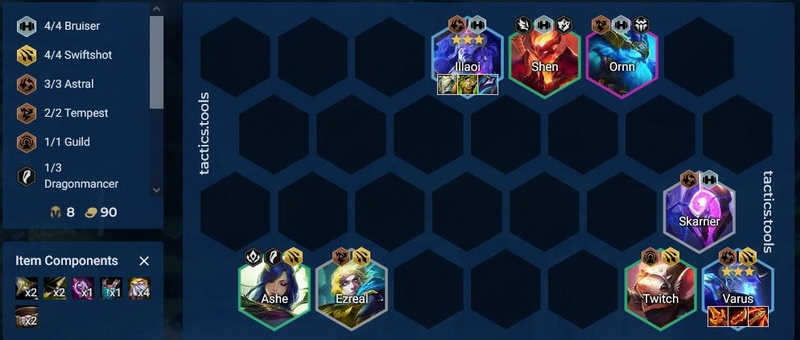 DTCL Mùa 7: Hướng dẫn Top đội hình Thượng Long hỗn hợp mạnh nhất bản 12.12 Rank Cao Thủ